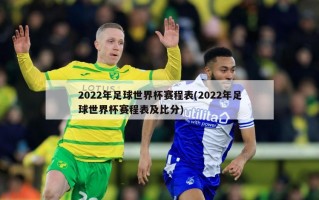 2022年足球世界杯赛程表(2022年足球世界杯赛程表及比分)