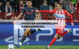 2008年北京奥运会奖牌榜排名(2008北京奥运会奖牌榜项目)