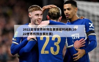 2022足球世界杯预选赛赛程时间表(2022世界杯预选赛比赛)