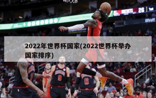 2022年世界杯国家(2022世界杯举办国家排序)