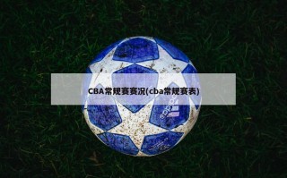 CBA常规赛赛况(cba常规赛表)