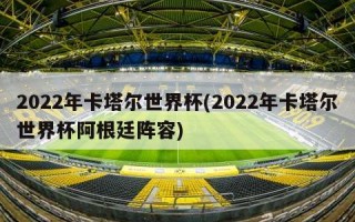 2022年卡塔尔世界杯(2022年卡塔尔世界杯阿根廷阵容)