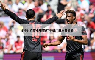 辽宁对广厦小组赛(辽宁对广厦比赛时间)