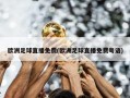 欧洲足球直播免费(欧洲足球直播免费粤语)