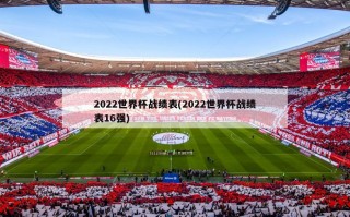 2022世界杯战绩表(2022世界杯战绩表16强)