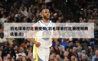 羽毛球单打比赛视频(羽毛球单打比赛视频腾讯看点)