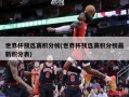 世界杯预选赛积分榜(世界杯预选赛积分榜最新积分表)