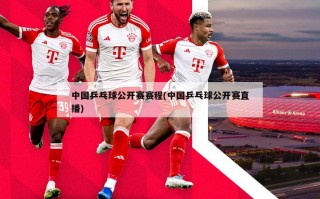 中国乒乓球公开赛赛程(中国乒乓球公开赛直播)