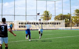 中央5台乒乓球直播(中央5台乒乓球直播节目预告)