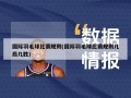 国际羽毛球比赛规则(国际羽毛球比赛规则几局几胜)
