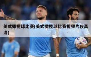 美式橄榄球比赛(美式橄榄球比赛视频片段高清)