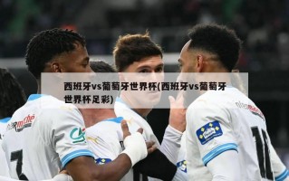 西班牙vs葡萄牙世界杯(西班牙vs葡萄牙世界杯足彩)